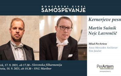 Večer samospevov R. Schumanna na besedila J. Kernerja s tenoristom Martinom Sušnikom in pianistom Nejcem Lavrenčičem v Slovenski filharmoniji
