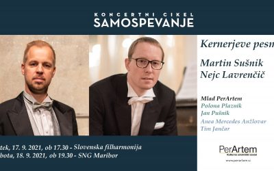 Večer samospevov R. Schumanna na besedila J. Kernerja s tenoristom Martinom Sušnikom in pianistom Nejcem Lavrenčičem v SNG Maribor